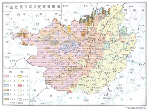 中國廣西地圖|廣西壯族自治區